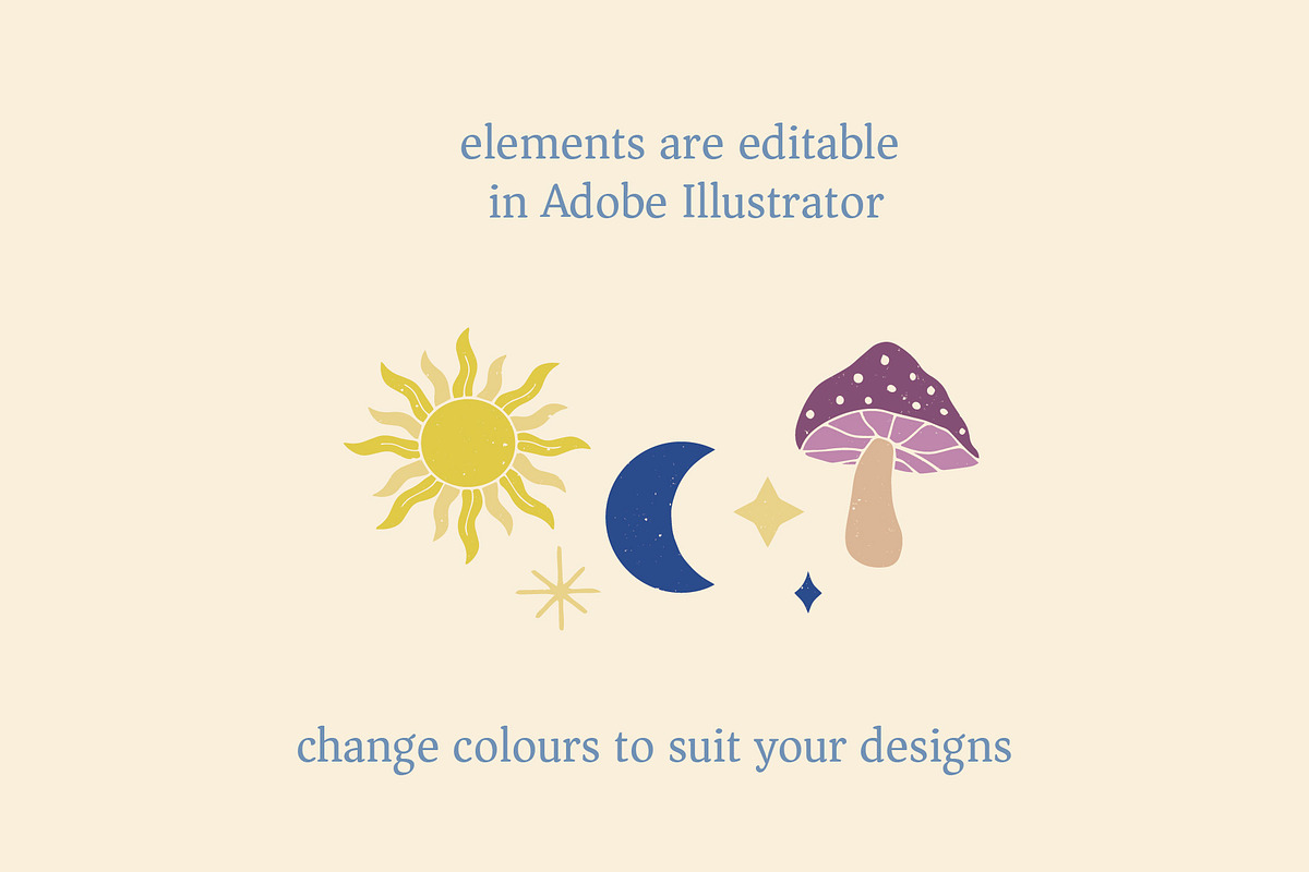 Celestial Magic Hand Drawn Clipart, a Decorative Illustration by Ginny and Sam (Photo 6 of 10)