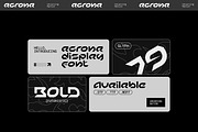 Acrona - Display Font, a Font by Uncarving (Thumbnail 2 of 9)