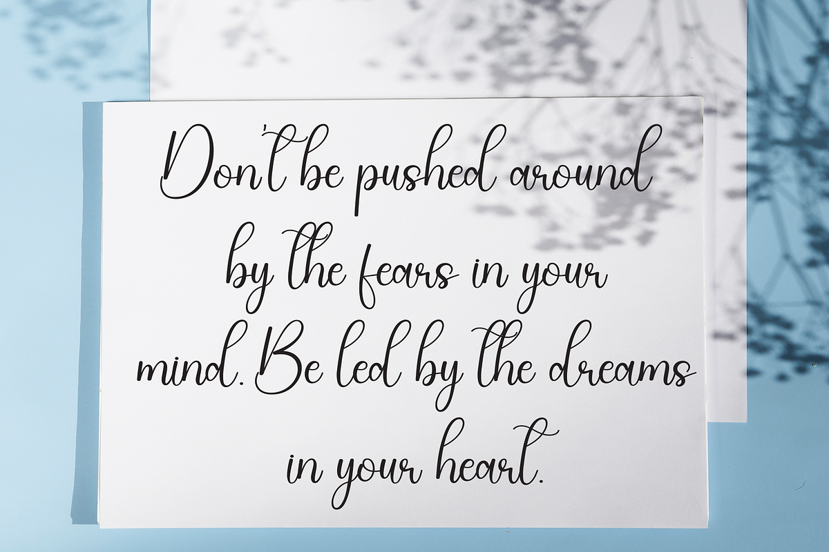 Reading | Script Font, a Handwritten Font by Scratchones (Photo 3 of 9)