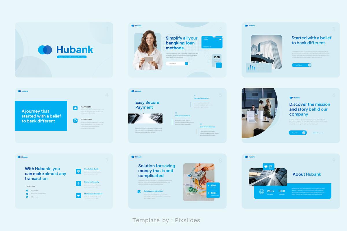 Bank and Financial PowerPoint, a Presentation Template by Pixslides (Photo 2 of 5)