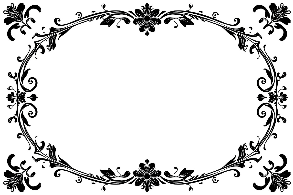 Decorative Frame Vector Bundle, an Illustration by yasushie (Photo 8 of 9)