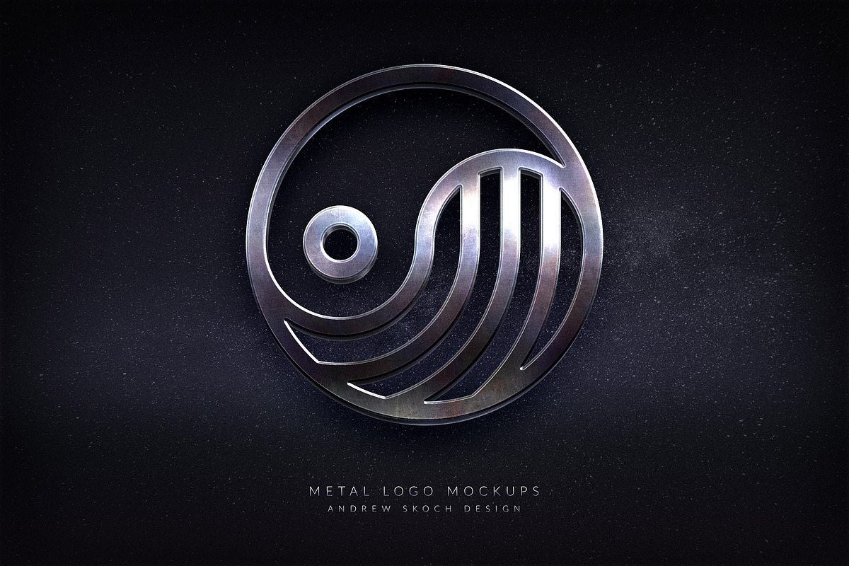 Metal Logo Mockups, a Branding & Logo Template by Andrew Skoch Design (Photo 3 of 6)