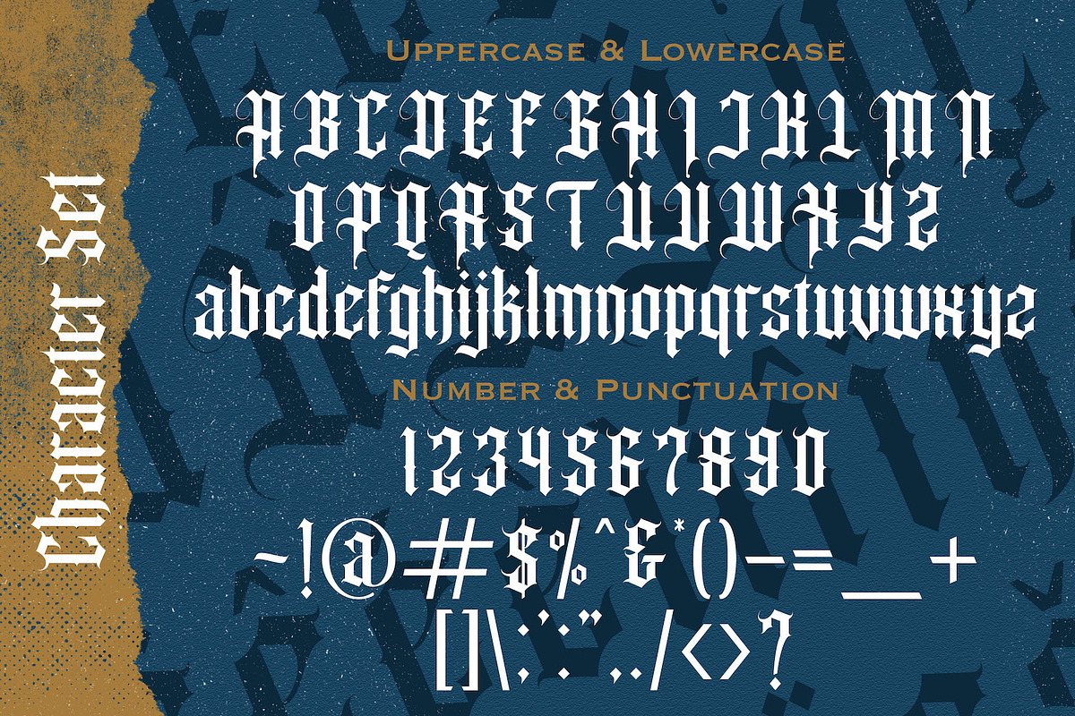 Angel Wish - Blackletter Font, a Blackletter Font by StringLabs (Photo 11 of 13)
