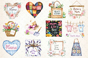 Rustic Mothers Day Clipart, an Illustration by Dream Creation (Thumbnail 2 of 4)