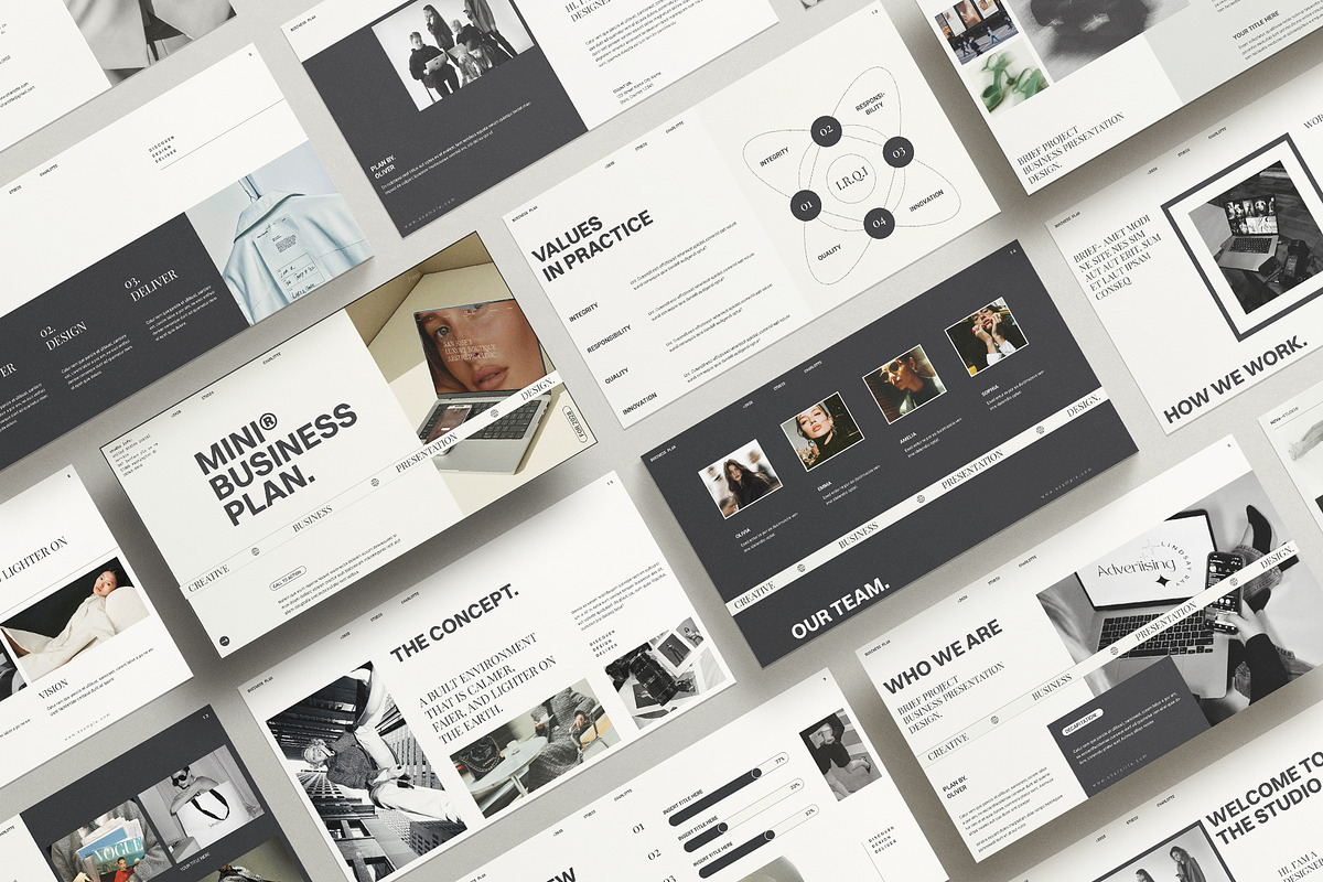 Business Plan Presentation Template, a Presentation Template by Studio Monova (Photo 4 of 13)