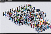 Low Poly Rigged Animated Compilation, a Characters & Person 3D Model by Studio Ochi (Thumbnail 8 of 10)