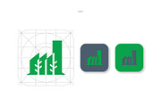 Minimal Flat Green Factory Logo, a Branding & Logo Template by Minimalist Logos (Thumbnail 3 of 5)