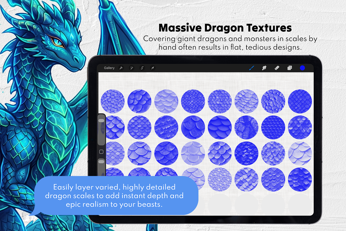 Scale Texture Procreate Brushes