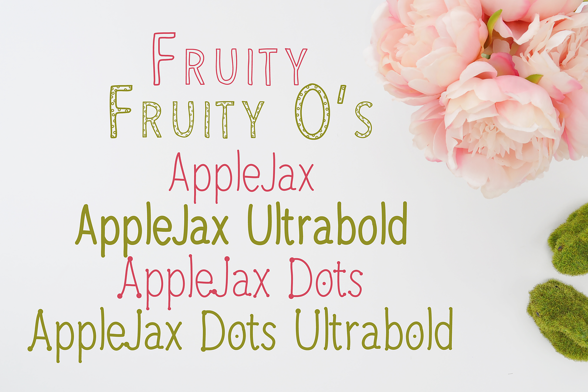 Fruity AppleJax - Handwritten Fonts preview 2