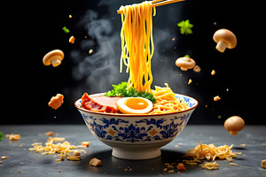 Delicious Ramen Bowl with Noodles, a Food & Drink Photo by Stock Shape