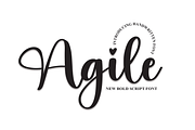 Agile | Script Font, a Script Font by Scratchones (Thumbnail 1 of 8)