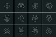 Minimal Wolf Logo Pack, a Branding & Logo Template by Logosava (Thumbnail 5 of 6)