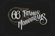 66 vector frames for monograms, a Branding & Logo Template by Aniad_ (Thumbnail 1 of 6)