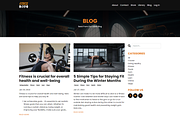 Kajabi Dark Fitness Website Theme, a Landing Page Template by ZohairKhanLtd (Thumbnail 7 of 10)