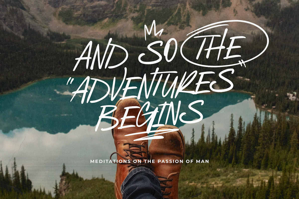 Black Bounars Natural Marker, a Handwritten Font by Damarletter (Photo 2 of 9)