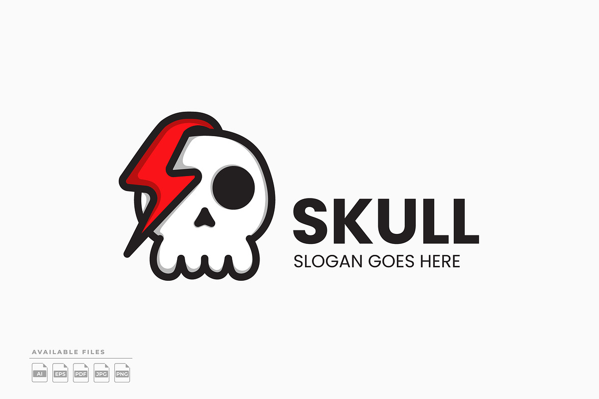 Skull Logo, a Branding & Logo Template by Zeer Graphic
