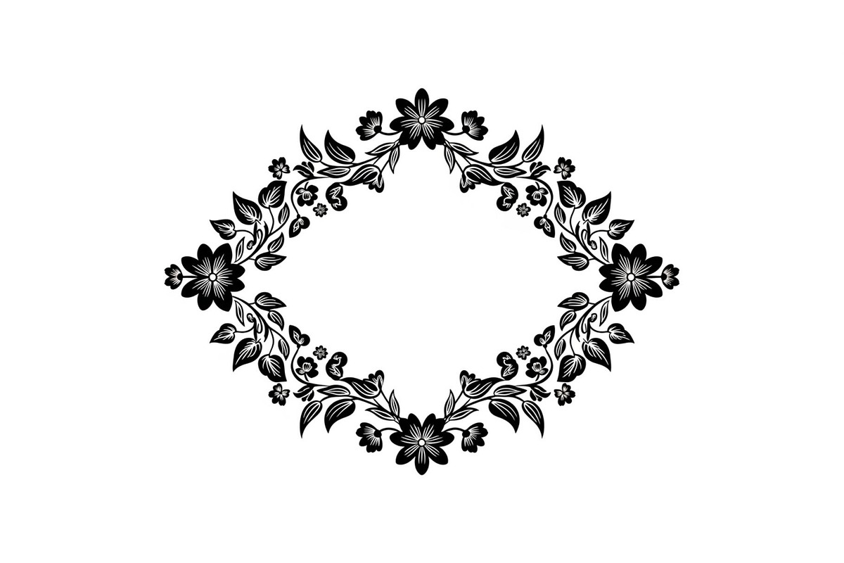 Vintage Floral Frame Vector Bundle, an Illustration by Designs_River (Photo 6 of 51)