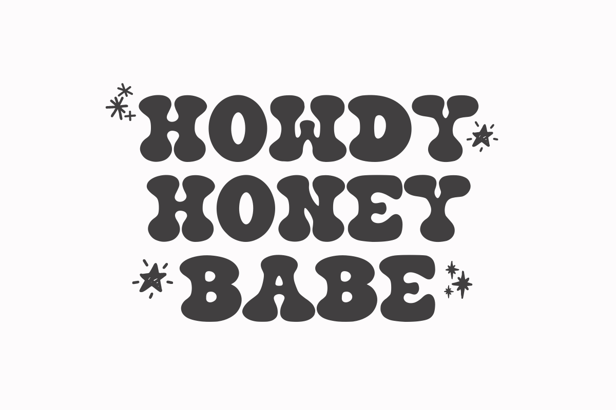 Kinder Howdy - Retro Display Font, a Handwritten Font by SaktiAvellin (Photo 2 of 8)