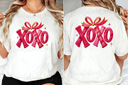 Faux Crochet Valentines XOXO Png, an Illustration by OK Design (Thumbnail 6 of 6)