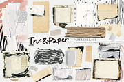 Ink Paper collage elements scraps, an Object Graphic by TD fonts (Thumbnail 8 of 13)