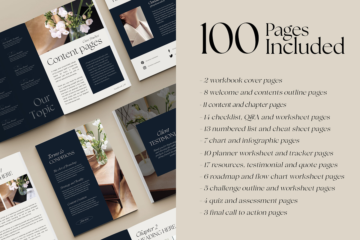 Workbook Template Canva, a Marketing Template by Instprofi | Studio Estimo (Photo 2 of 9)