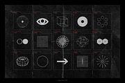 150 Geometric Distressed Shapes, an Object Graphic by Samolevsky (Thumbnail 6 of 18)