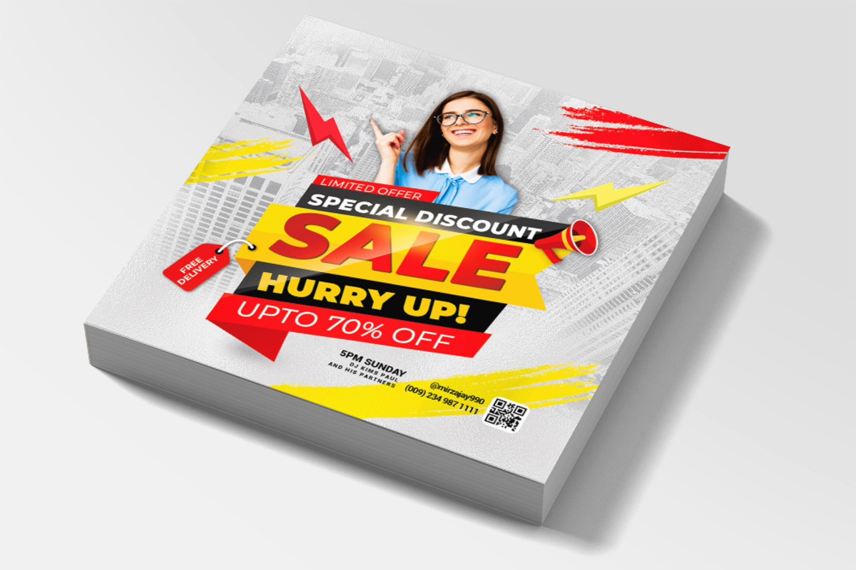 Sale Discount Flyer, a Flyer Template by Business Flyers