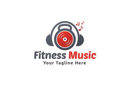 Fitness Music Logo