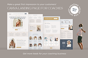Coaching Website Template for Canva, a Landing Page Template by vectorocean (Thumbnail 6 of 11)