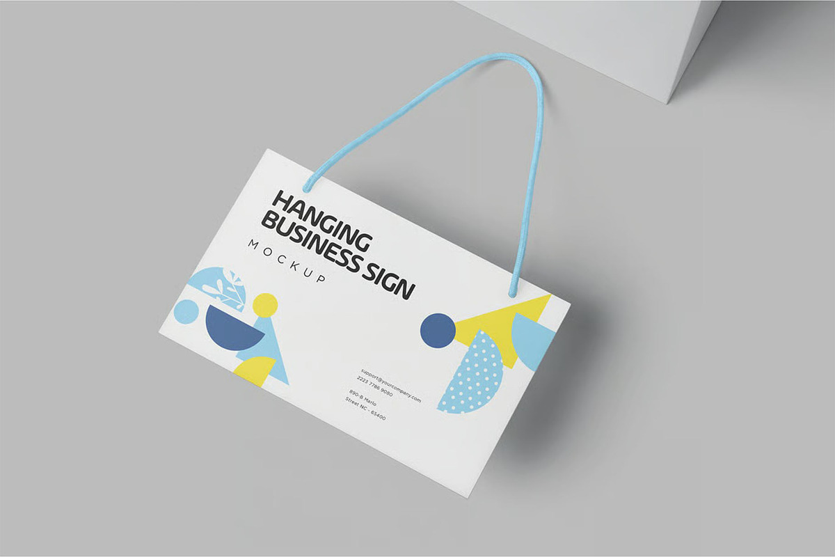 Business Signage Mockup, an Advertising Mockup by megostudi0 (Photo 2 of 6)