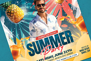 Summer Party Flyer Template, a Flyer Template by Tarommir (Thumbnail 3 of 3)