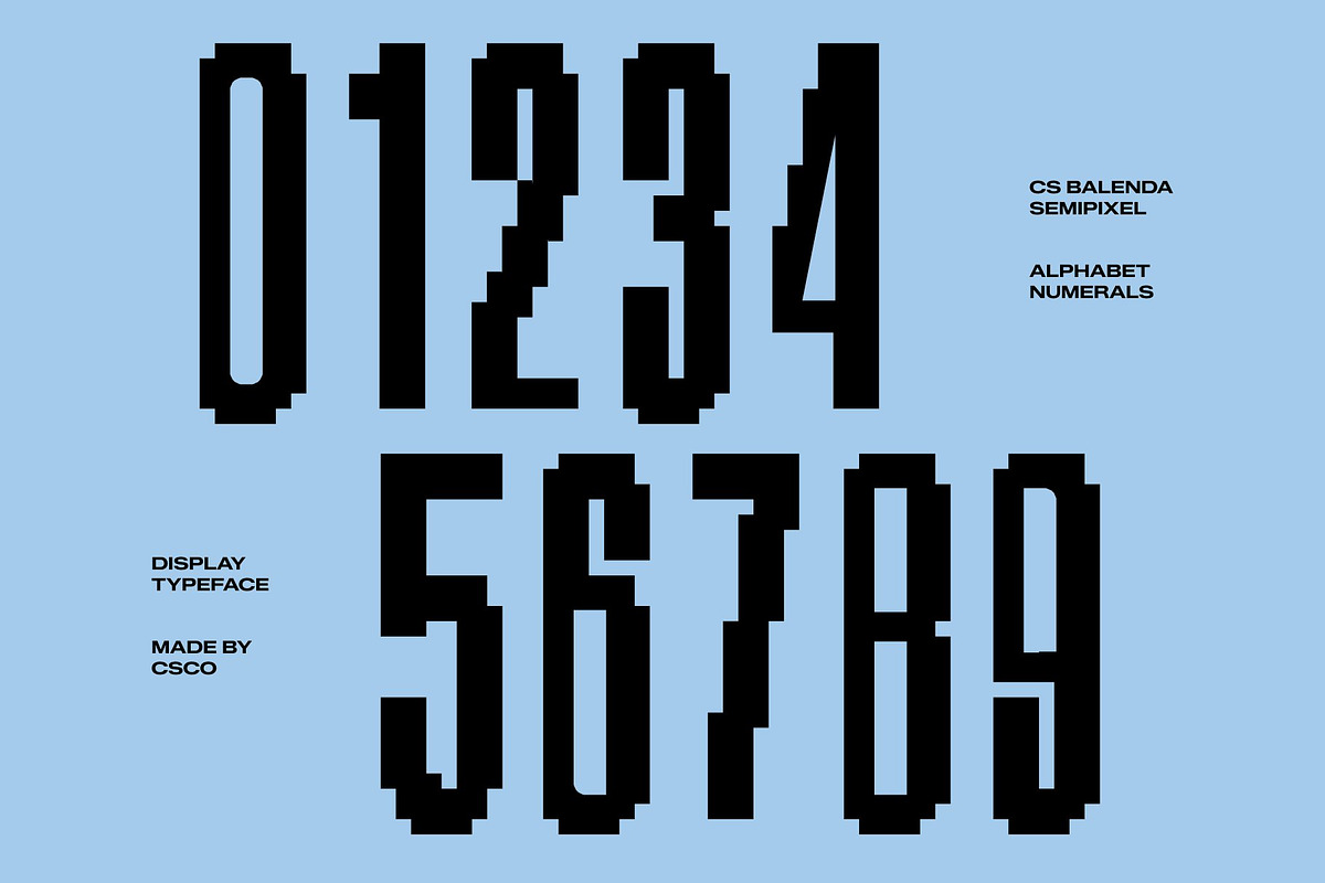 CS Balenda Semipixel, a Sans Serif Font by Craft Supply Co. (Photo 4 of 8)