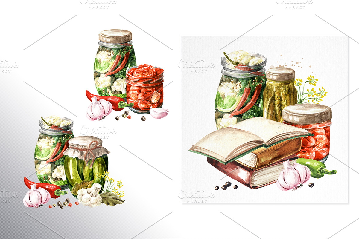 Homemade. Organic, a Food Illustration by Daria Ustiugova (Photo 3 of 12)