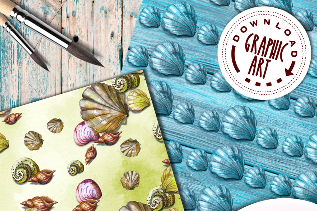 DIGITAL PAPER PATTERNS PACK, a Pattern Graphic by Download Graphic Art (Photo 5 of 5)
