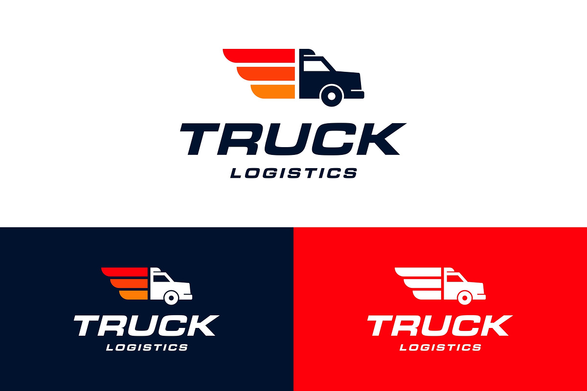 Truck Cargo Freight Logistics Logo, a Branding & Logo Template by ika trisiana (Photo 1 of 2)