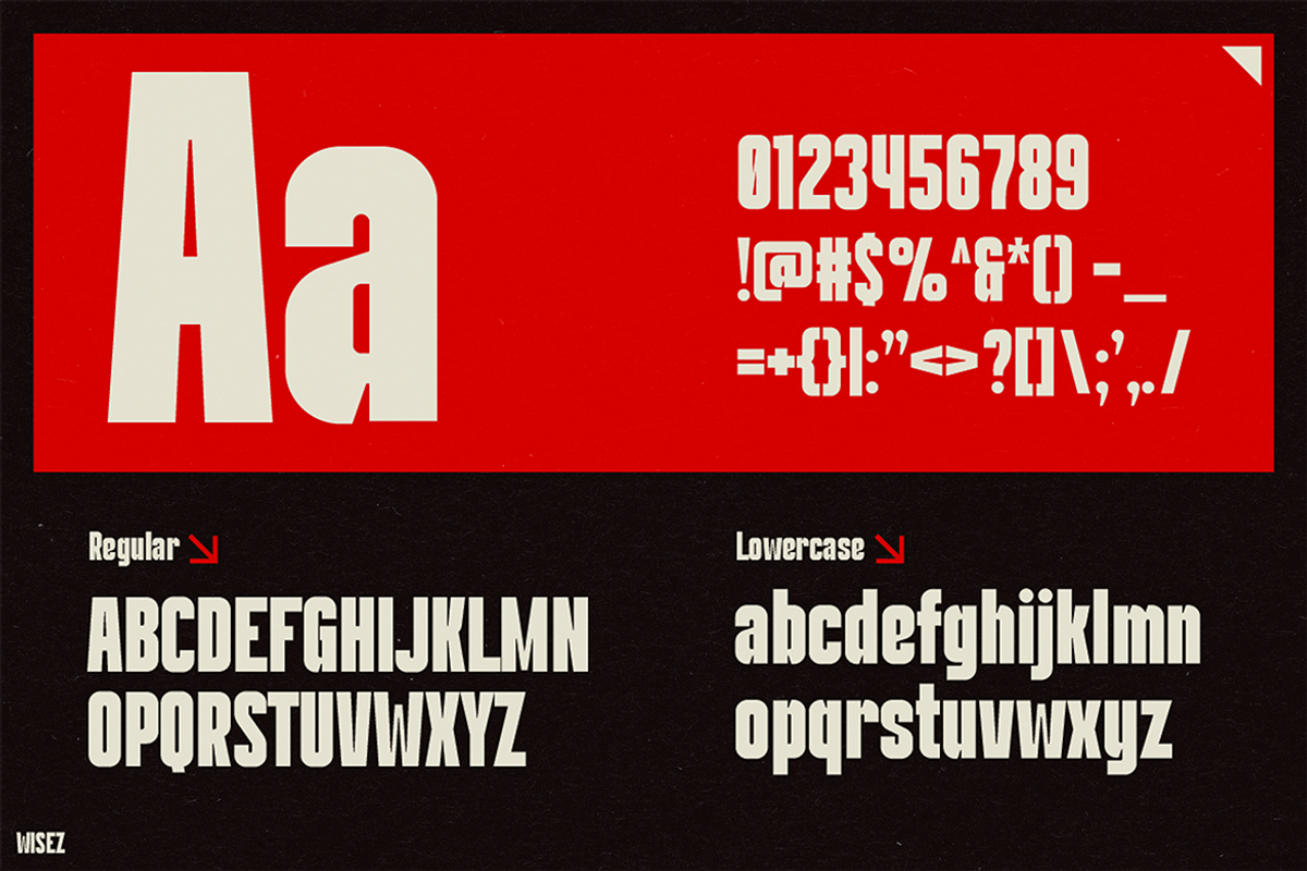 WISEZ, a Sans Serif Font by Pinisi ART (Photo 2 of 10)
