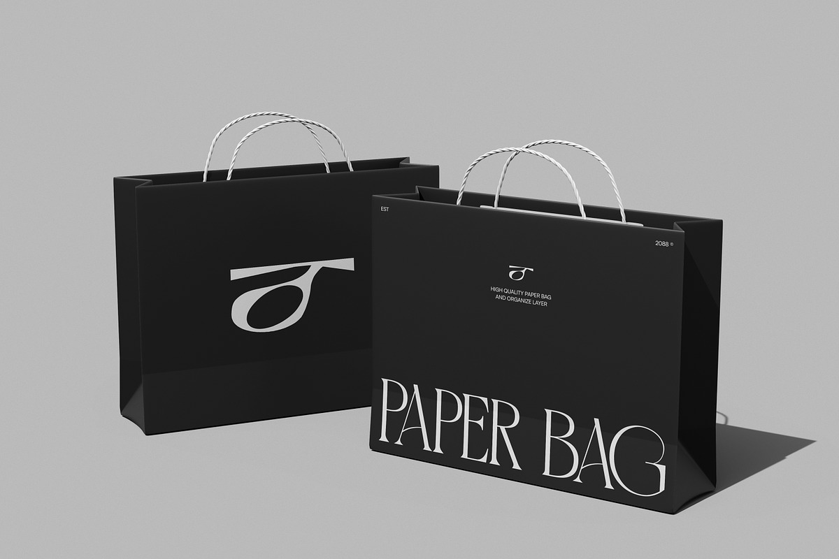 Paper Bag Mockup, a Packaging Mockup by Brand Earth (Photo 3 of 4)