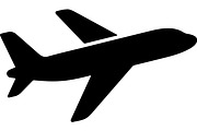 Airplane SVG Bundle, a Transportation Illustration by balal (Thumbnail 9 of 13)