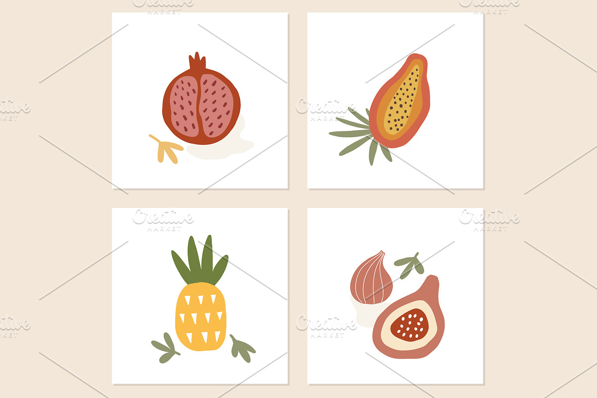 Floral Abstract Elements, a Decorative Illustration by DikayaMiau (Photo 6 of 13)