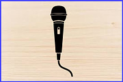 Microphone PNG Silhouette Vector Set, an Object Illustration by Creativeshirt (Thumbnail 3 of 4)