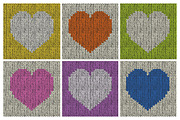 24 Knitted Hearts Seamless Patterns, a Pattern Graphic by IreneArt illustrations (Thumbnail 4 of 5)