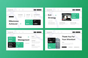 White Green Pitch Deck PPT, a Presentation Template by Aiyari Graphic (Thumbnail 5 of 5)