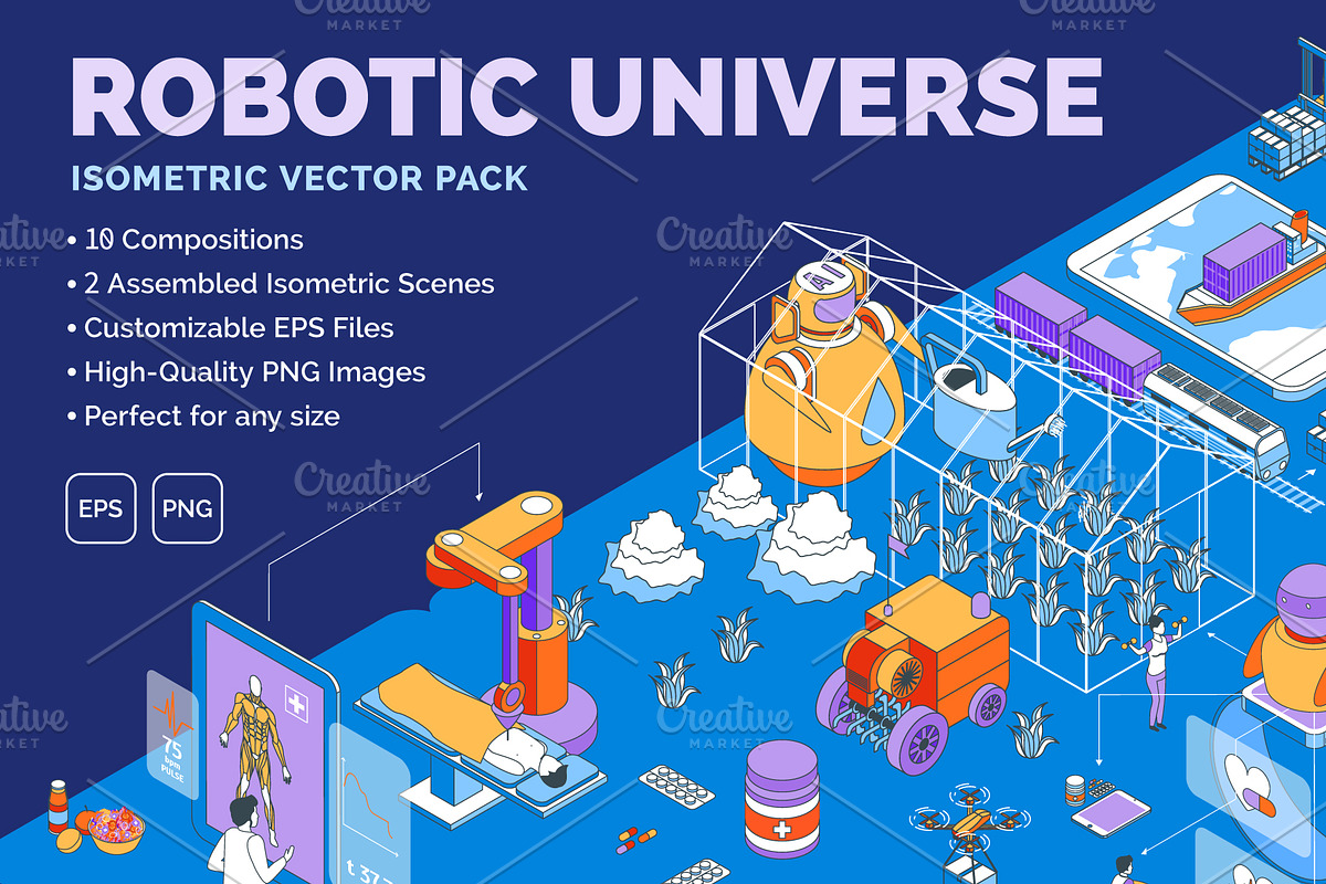 Robots and Automations Concept, an Object Graphic by 35lab (Photo 1 of 6)
