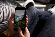 10 IPhone mockups, an iPhone Mockup by Egor Shkolnikov (Thumbnail 11 of 11)