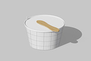 Ice Cream Cup Mockup, a Cups & Container Mockup by Unerispace (Thumbnail 4 of 4)