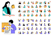 Bundle Flat Concept Illustrations, a Finance Illustration by alexdndz (Thumbnail 7 of 16)