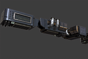 Futuristic Scifi Industry Aircon-PBR, an Object 3D Model by TFE Game Art (Thumbnail 8 of 11)