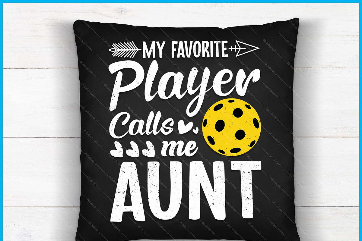 Aunt Pickleball Favorite Sports SVG, an Object Graphic by Creativeusart (Photo 4 of 4)