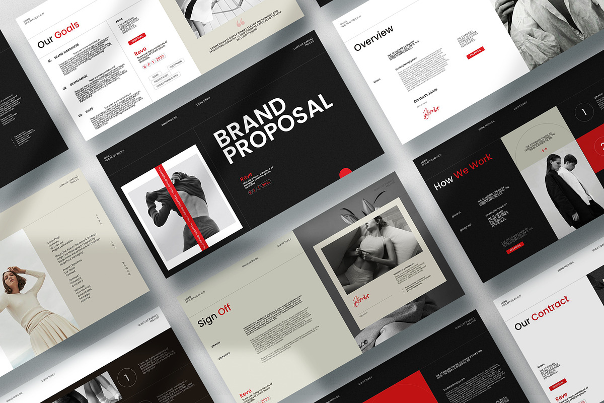 REVE | Brand Proposal GSL Canva, a Presentation Template by Studio Temply (Photo 2 of 13)