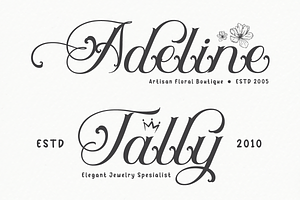 Auntha Clear Script Font